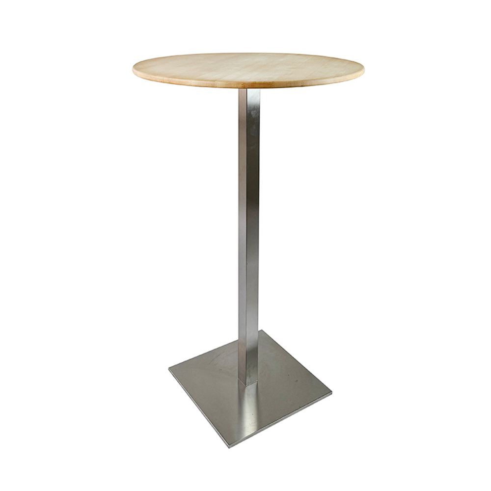 Stehtisch Alba Round - Edelstahl