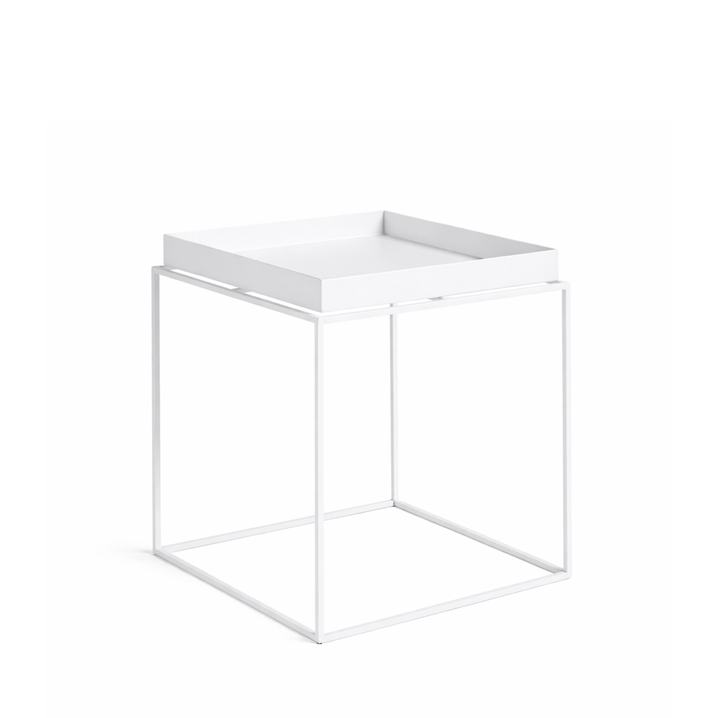 [4065.1] Beistelltisch Tray (Weiß)