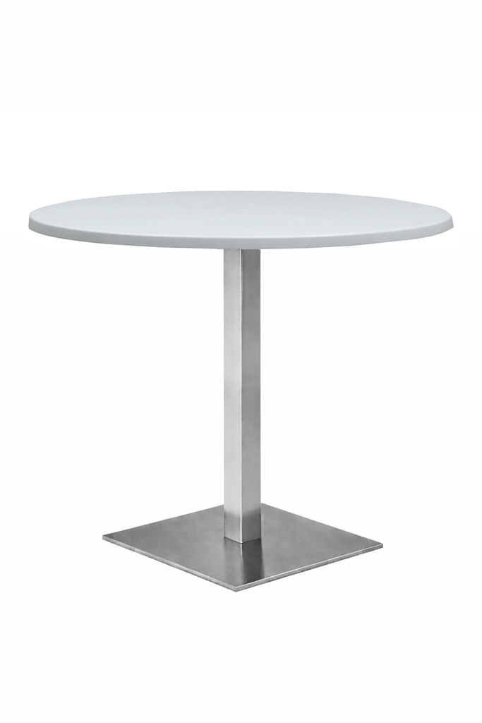 Sitztisch Alba Round - Edelstahl